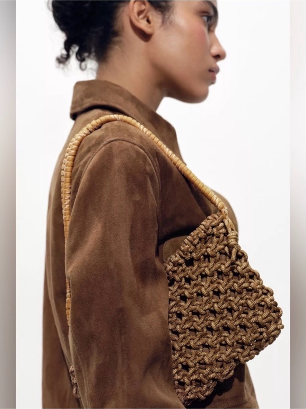 ZARA ROPE SHOULDER BAG - Picture 4 of 12